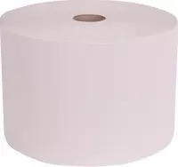 Towlers Poetsrol - 1 laags - 800mtr - cellulose papier wit