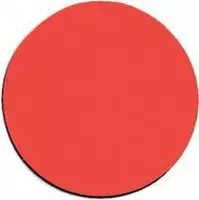 FRANKEN Magnetisch symbool "Cirkel", diameter: 20 mm, rood
