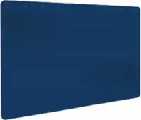 Gekleurde PVC kaart - Marineblauw mat