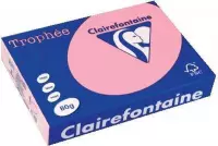 7x Clairefontaine TrophÃ©e Pastel A4 roze, 80gr, pak a 500 vel