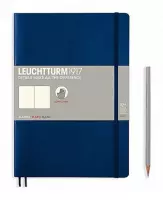 Leuchtturm1917 Notitieboek Composition B5 - Softcover - Blanco - Navy Blue