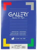 Gallery witte etiketten ft 48,3 x 25,4 mm (b x h), ronde hoeken, doos van 4.400 etiketten