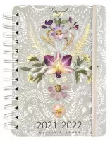Agenda Papaya - Aug. 2021 - Dec. 2022 On-The-Go Weekly Planner Fireweed Orchid Lace