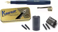 Kaweco Cadeauset nr.1 (5delig) Vulpen Sport Classic Navy Fountain Pen - Breed