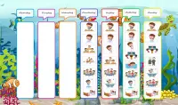 Pakket planbord Sealife meisjesvariant - weekplanner Kind - Planbord Kinderen - Planbord Kind - magneetbord voor kinderen - planbord - weekplanner - autisme - planner - magneetbord