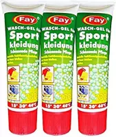 12 x Fay wasgel voor sportkleding 230ml, wasmiddel, waspoeder, wasgel