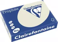 6x Clairefontaine TrophÃ©e Pastel A4 parelgrijs, 80gr, pak a 500 vel