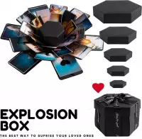 M-AIGA ExplosionBox - Explosion Fotobox - Liefdes Cadeau - Explosie Box - Explosie doos - Valentijnsdag - Verrassingsdoos - Explosie Box - Mystery Box - Unieke Geschenkdoos -  Liefdes Cadeau 