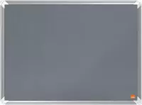 Nobo Premium Plus Vilten Memobord/Prikbord - Whiteboard 600x450mm - Grijs - Planner - Ideaal Voor Thuiskantoor