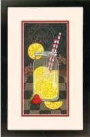 Borduurpakket Glas limonade - Lemonade dinner van dimensions