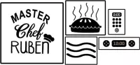 Stickerset Ikea Duktig keuken