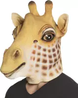 Boland - Latex hoofdmasker Giraffe - Volwassenen - Giraffe - Dieren - Safari