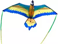 XKites 3D Blauw Macaw - Vlieger - Eenlijner - Kids