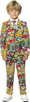OppoSuits Street Vibes - Jongens Pak - Feest Kostuum - Gekleurd - Maat EU 110/116 - 6 Jaar