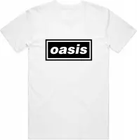 Oasis Heren Tshirt -M- Decca Logo Wit