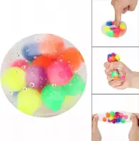 DNA Stress Ball - Fidget toys - Stressbal orbeez - Fidget - Squishy - Stressvermindering - Regenboog