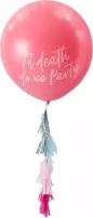 Ginger Ray Good Vibes 'Til death do us Party ' ballon Ø 90 cm - roze