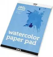 Aquarelblok - Aquarelpapier - Wit - A5 - 14,8x21cm - 180 grams - Creotime - 20 vellen