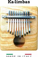 NIYA | 10 Tonen - Duimpiano - Muziekinstrument - Lichtbruine Kalimba Uit Italië