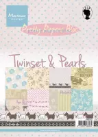 Marianne Design Pretty papers blocs » Cards en Colours » Pk9110 Twinsets & Pearls.