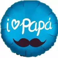 Ballon I love Papa, vaderdag, vader, 40cm kindercrea