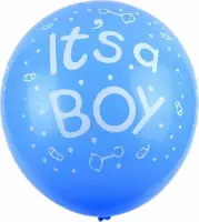 It`s a boy - Blauwe geboorte ballonnen set 15 stuks - Babyshower - Kraamcadeau - Geboorte - Hoera een jongen!