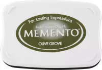 ME-708 Memento ink pad olive grove - stempelkussen waterbasis olijf groen