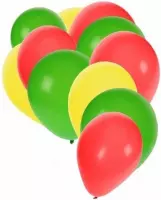 30x Ballonnen in Kameroense kleuren