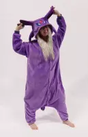 Onesie Espeon Pokemon pak kostuum - maat M-L - Pokemonpak jumpsuit huispak