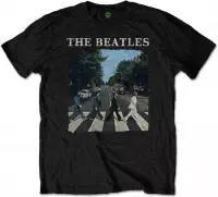 The Beatles Kinder Tshirt -Kids tm 2 jaar- Abbey Road & Logo Zwart