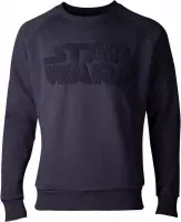 Star Wars - The Empire Strikes Back Chenille Logo heren sweater trui zwart - L