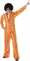 REDSUN - KARNIVAL COSTUMES - Rood geel hippie kostuum voor mannen - L