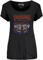 Pantera Dames Tshirt -S- Domination Zwart