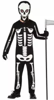 Fiestas Guirca Verkleedpak Skelet Polyester Zwart Mt 128/134