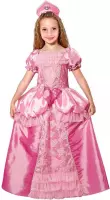Widmann - Koning Prins & Adel Kostuum - Prinses La Rosa De Los Balkones - Meisje - roze - Maat 128 - Carnavalskleding - Verkleedkleding