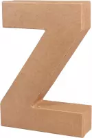 Papier mache letter Z