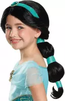Pruik voor bij jurk Jasmine Arabische prinsessen kostuum verkleedkleding