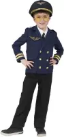 Piloten verkleed jasje voor kinderen - Carnavalskleding - verkleed accessoire voor kinderen 116 (6 jaar)