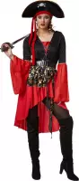 dressforfun - Vrouwenkostuum piratenkoningin L - verkleedkleding kostuum halloween verkleden feestkleding carnavalskleding carnaval feestkledij partykleding - 301776