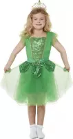Smiffys Kinder Kostuum -Kids tm 12 jaar- Deluxe St Patrick's Day Glitter Fairy Groen