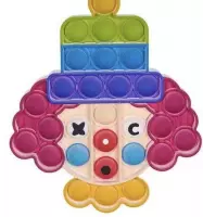 Fidget Toys - Pop Up - Pop It - Clown - Vrolijke Kleuren - NIEUW!!!