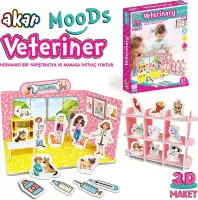 Akar Toys - Veterinary - Puzzel / 3D Puzzel / 3D Puzzel Kinderen / Speelgoed - 62st