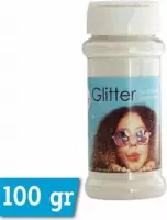 Wefiesta Glitter 100 Gram Kunststof Wit