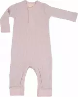 Lodger Baby Onesie - Jumper Ciumbelle - Lichtroze - 100% katoen - Ademend - Veilige pasvorm - maat 56