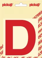 Pickup plakletter Helvetica 100 mm - rood D