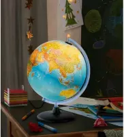 LIVARNO® Verlichte wereldbol 30cm -  Inclusief schakelaar en vervangbare lamp