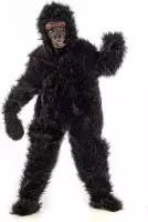 Aap & Gorilla & Baviaan & King Kong Kostuum | Zilverrug Gorilla Donker Kind Kostuum | Maat 110 | Carnaval kostuum | Verkleedkleding
