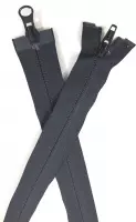 YKK rits, Dubbel Deelbaar Winddicht rits 75 cm zwart