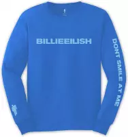 Billie Eilish Longsleeve shirt -2XL- Smile Blauw