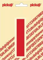 Pickup plakletter Helvetica 100 mm - rood I